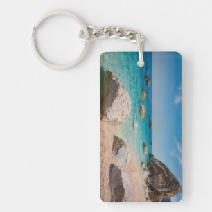 Porte-clés Rochers sur la plage de Cala Mariolu en Sardaigne,