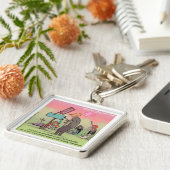 Porte-clés Rock And Roll Fred Drôle (Côté)