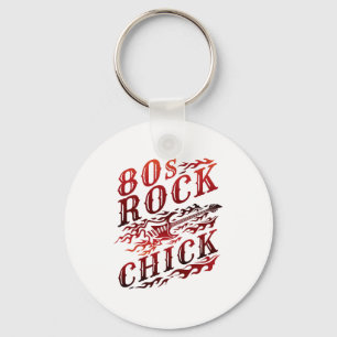 Porte-clés Rock Chick Eighties 80s Music