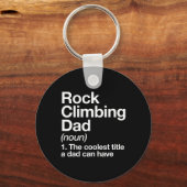Porte-clés Rock Climbing Dad Definition Funny Sports  (Recto)