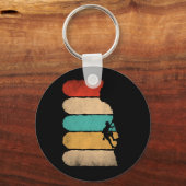 Porte-clés Rock Escalade Rétro Hipster Climber Novelty (Recto)