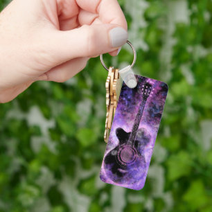 Porte-clés Rock Guitare Porte - clé Cadeau Rock N Roll Music