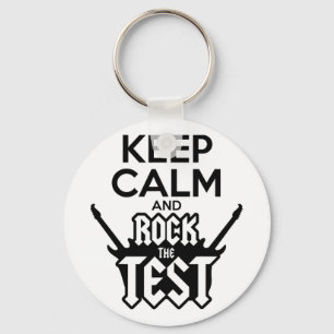 Porte-clés Rock Le Jour De Test Enseignant Test Idea School