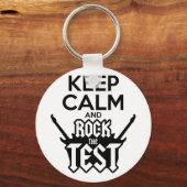 Porte-clés Rock Le Jour De Test Enseignant Test Idea School (Recto)