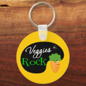 Porte-clés Rock légume (Recto)