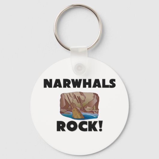 Porte-clés Rock Narwhals (Recto)