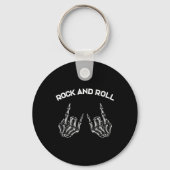 Porte-clés Rock On Band Tee - shirts For Women Rock And Roll  (Verso)