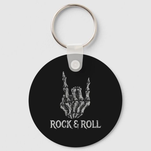 Porte-clés Rock On Band Tee - shirts For Women Rock And Roll (Recto)