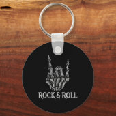 Porte-clés Rock On Band Tee - shirts For Women Rock And Roll (Recto)