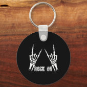 Porte-clés Rock On Band Tee - shirts For Women Rock And Roll  (Recto)