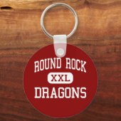 Porte-clés Rock rond - Dragons - High - Round Rock Texas (Recto)