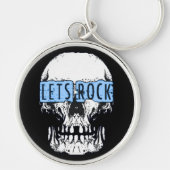 Porte-clés Rock Skull Round Porte - clé (Devant)