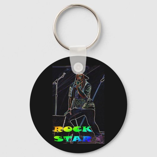 Porte-clés Rock Star (Recto)