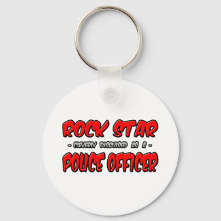 Porte-clés Rock Star...Officier de police