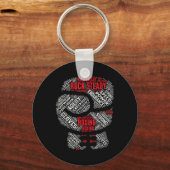 Porte-clés Rock Steady Boxer Glove Parkinsons (Recto)
