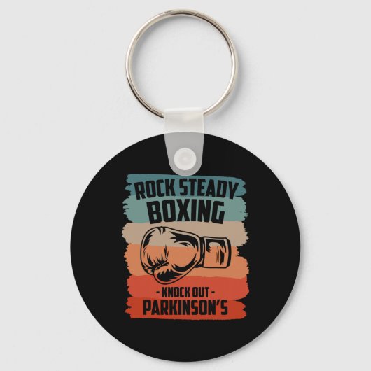 Porte-clés Rock Steady Boxing Frapper l'inspiration de Parkin (Recto)