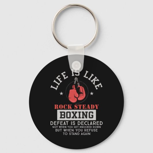 Porte-clés Rock Steady Boxing Parkinson's 2 (Recto)