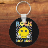 Porte-clés Rock The Test Test Day Enseignant (Recto)