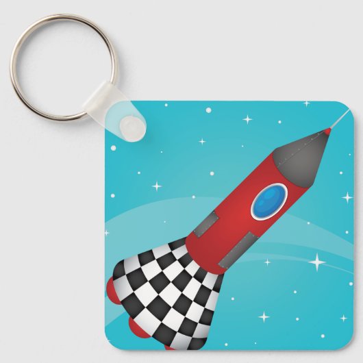 Porte-clés Rocket In Space Porte - clé (Recto)