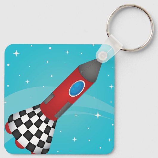 Porte-clés Rocket In Space Porte - clé (Dos)