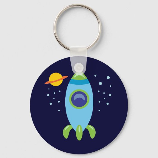 Porte-clés Rocket Retro (Recto)
