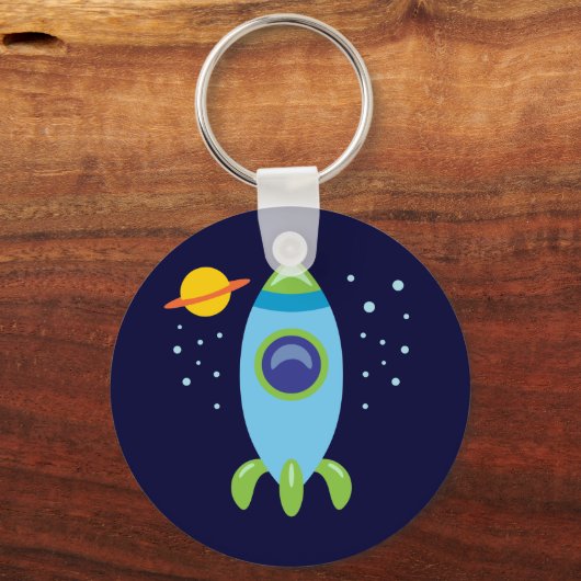 Porte-clés Rocket Retro (Recto)