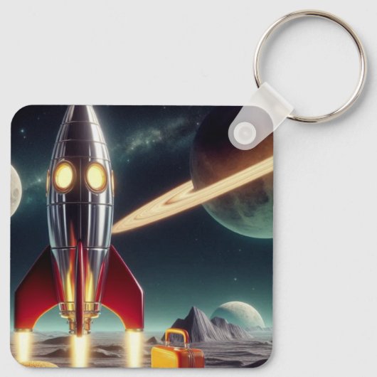 Porte-clés Rocket Space (Dos)