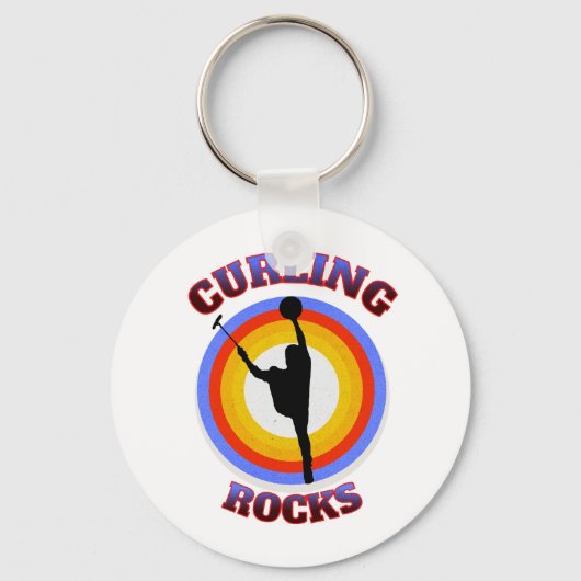 Porte-clés Rocks de curling (Verso)
