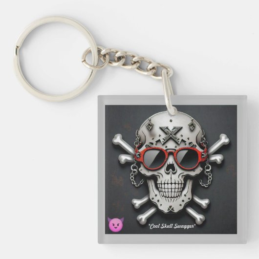 Porte-clés "Rockstar Attitude Graphic" (Devant)