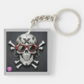 Porte-clés "Rockstar Attitude Graphic" (Dos)