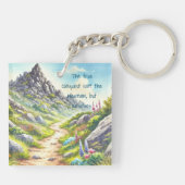 Porte-clés Rocky Mountain Path & Quote (Dos)