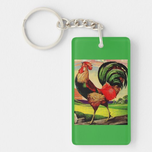 Porte-clés Rocky the Handsome Rooster (Devant)