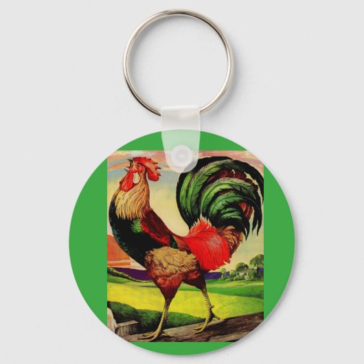 Porte-clés Rocky the Handsome Rooster (Recto)
