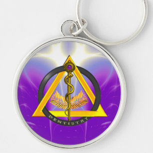 PORTE-CLÉS RODE DE LA DENTISSE DENTISTE ASCLEPIE