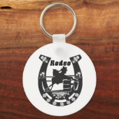 Porte-clés Rodeo Horse - Barrel Racing Design (Recto)
