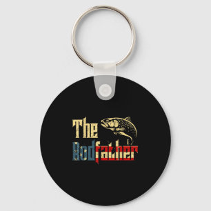 Porte-clés Rodfather Funny Truite Voler Pêcher Papa Cadeau De