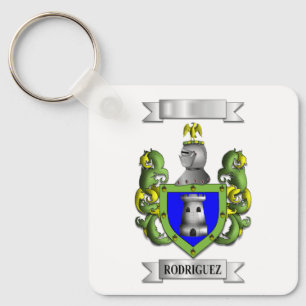 Porte-clés Rodríguez Nom et Blason
