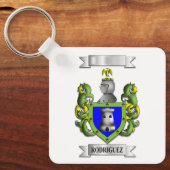 Porte-clés Rodríguez Nom et Blason (Recto)