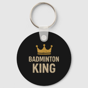 Porte-clés Roi Badminton - Légende Smash &amp; Règle du tribu
