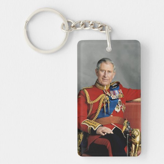 Porte-clés Roi Charles III (Devant)