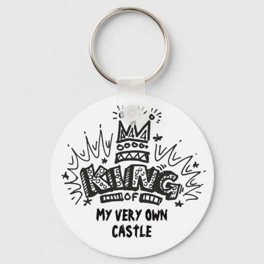 Porte-clés Roi De Mon Très Propre Château (Recto)