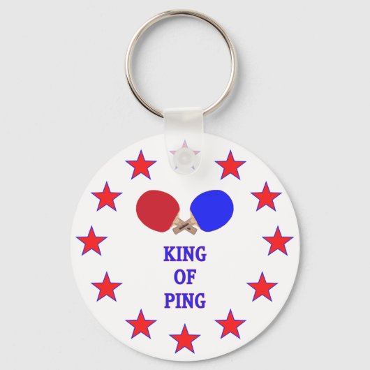 Porte-clés Roi de Ping Pong (Recto)