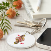 Porte-clés Roi des coeurs (Devant droit)