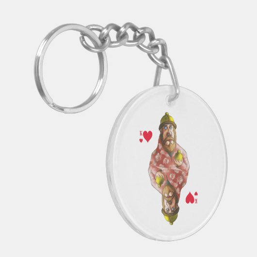 Porte-clés Roi des coeurs (Devant gauche)