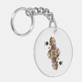 Porte-clés Roi des pique (Devant gauche)