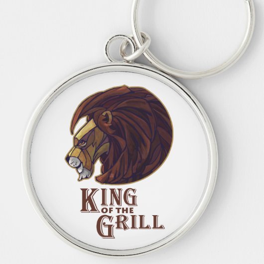 Porte-clés Roi du Grill (Devant)