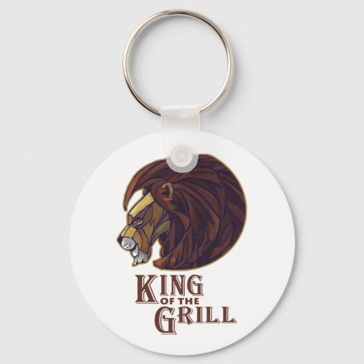 Porte-clés Roi du Grill (Recto)