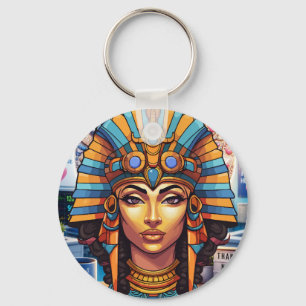 Porte-clés Roi et Reine Pharaon Égyptien Antique