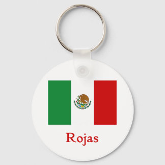 Porte-clés Rojas Mexican Flag