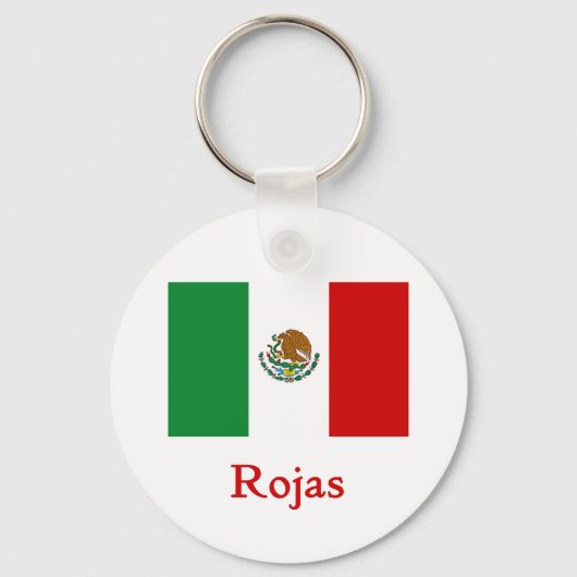 Porte-clés Rojas Mexican Flag (Recto)